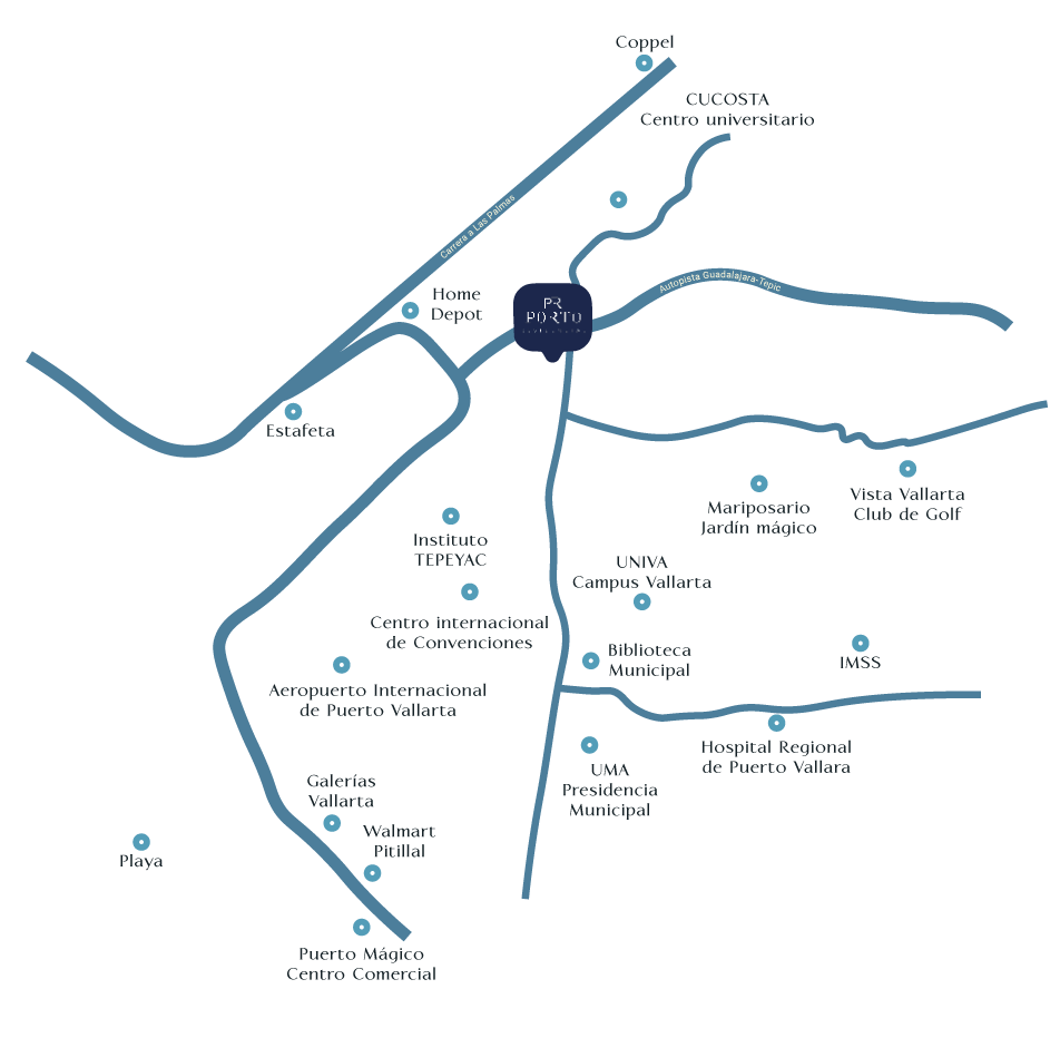 Mapa Porto Residencial